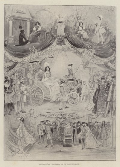 La pantomima Cenerentola, al Garrick Theatre da Robert Sauber